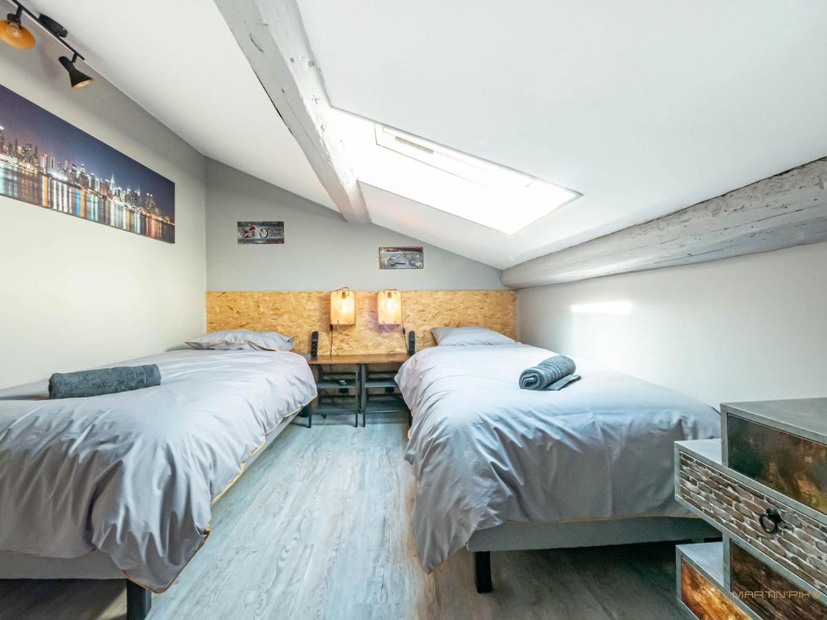 Centre Historique - Free Parking - Self Checkin - Wifi - Industriel - Sleepntripbeziers Apartment Luaran gambar