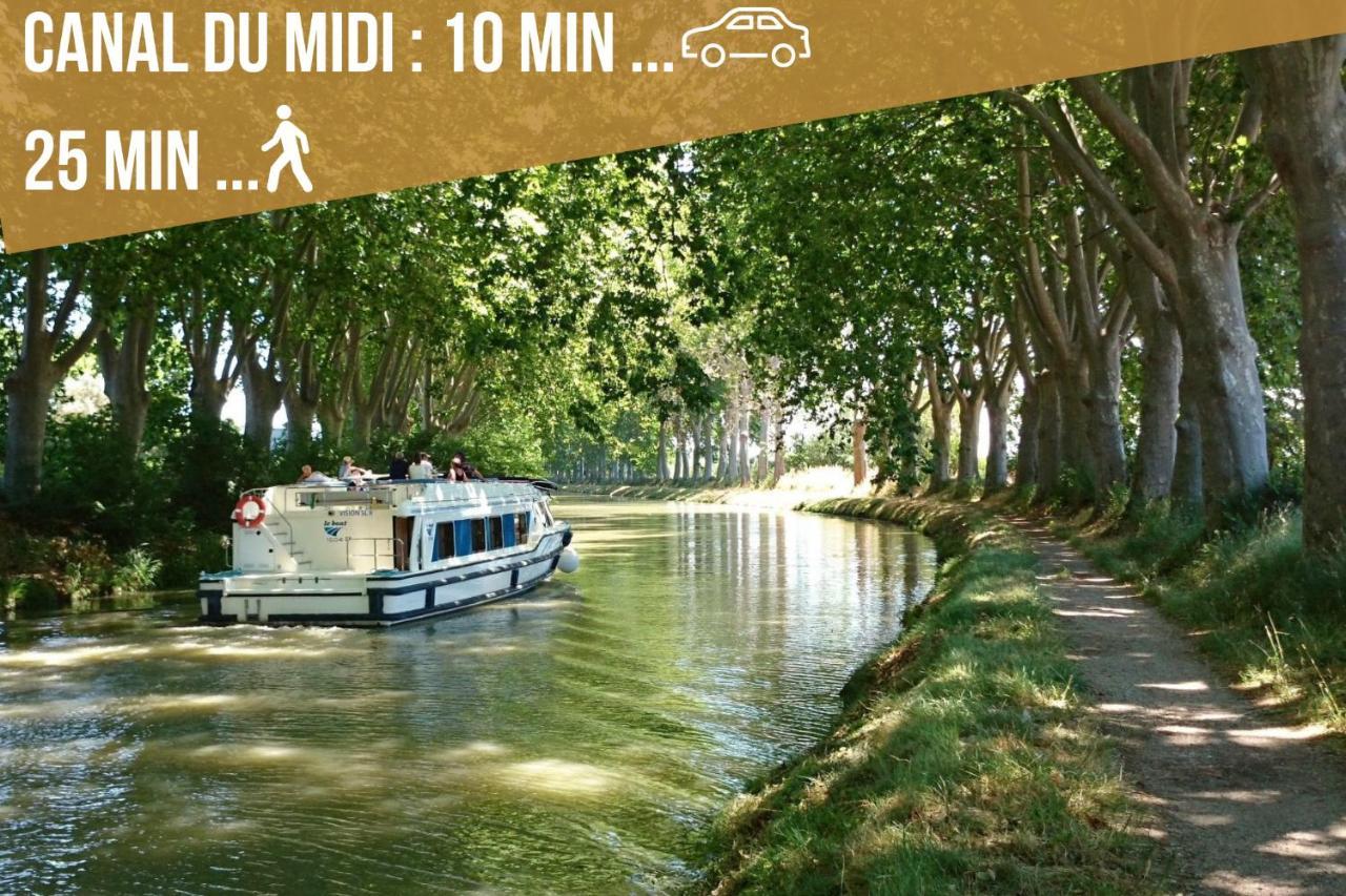 Centre Historique - Free Parking - Self Checkin - Wifi - Industriel - Sleepntripbeziers Apartment Luaran gambar
