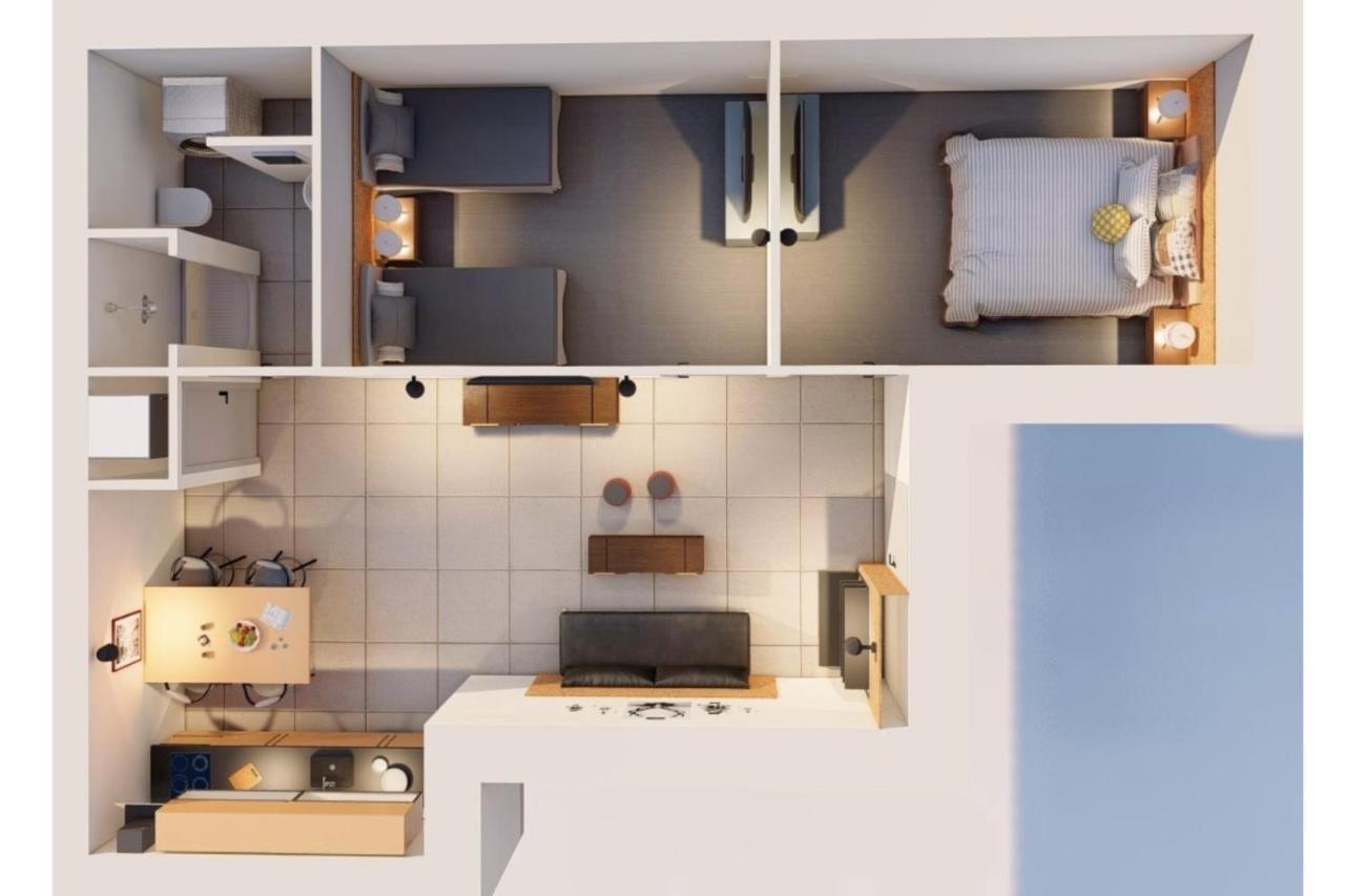 Centre Historique - Free Parking - Self Checkin - Wifi - Industriel - Sleepntripbeziers Apartment Luaran gambar